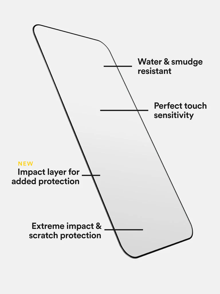 Pure 3 Edge Tempered Glass Screen Protector for iPhone 16 Pro Max - Image 5